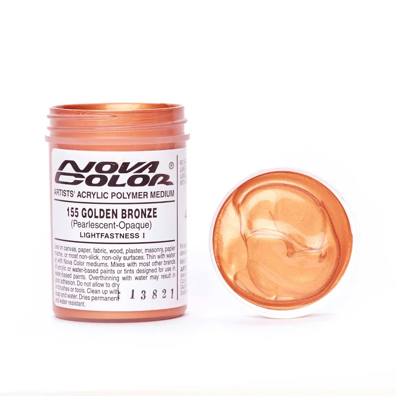 #155 Golden Bronze (pearl) – Lightfastness: | – Opaque