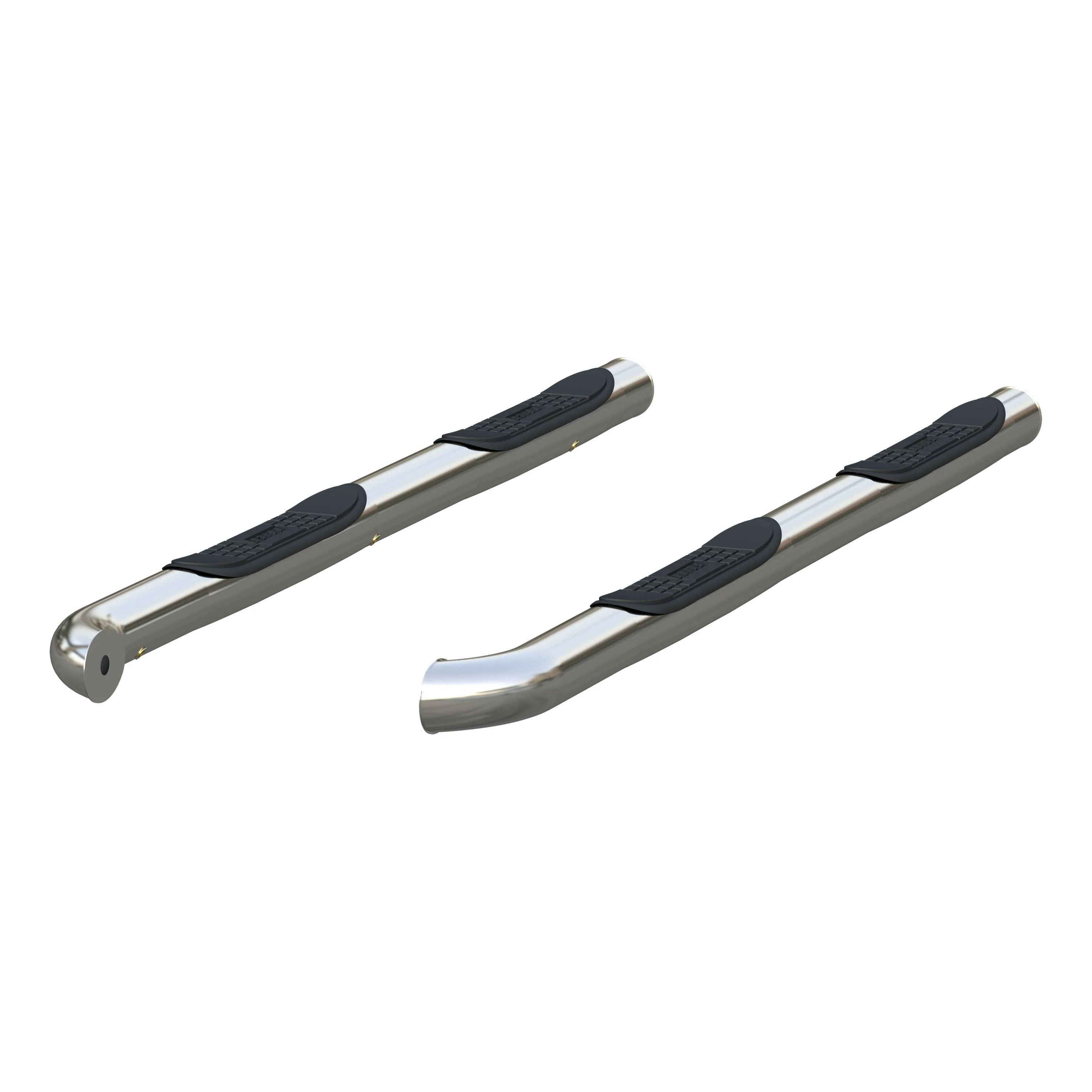 ARIES 202022-2 3" Round Polished Stainless Side Bars, Select Toyota 4Runner