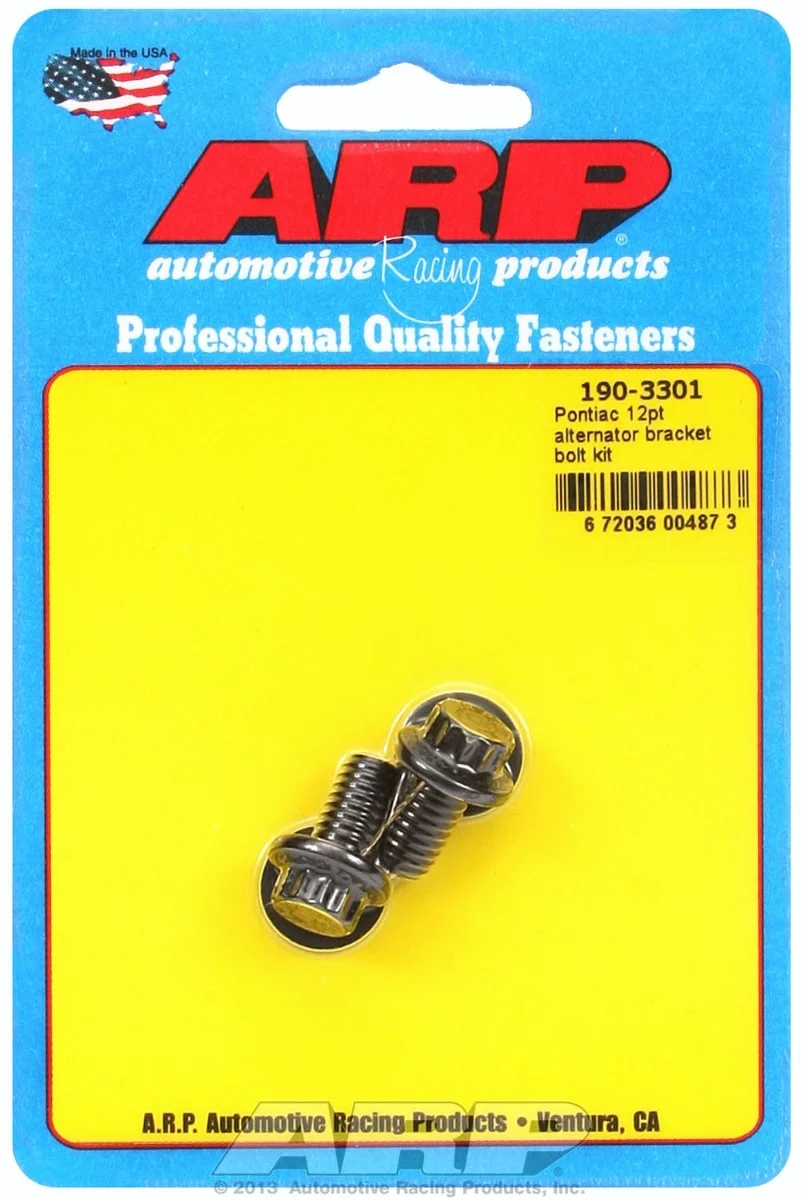 ARP 190-3301 Alternator Bracket Bolt Kit
