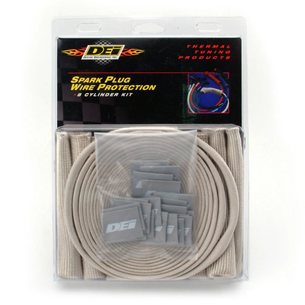 Design Engineering, Inc. 10702 Protect-A-Boot and Wire Kit Silver-8 cylinder kit