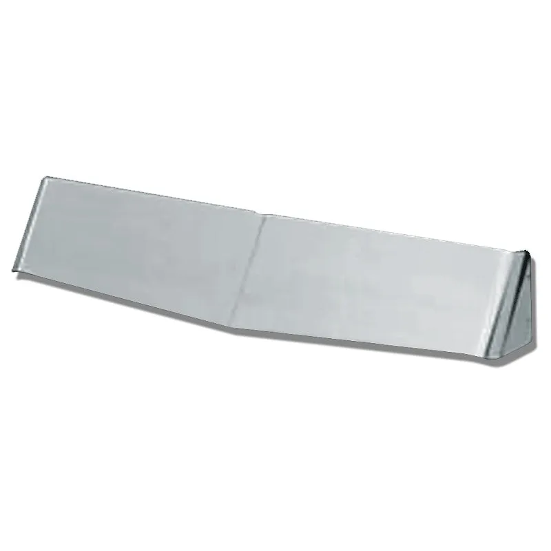 “Gangster” stainless steel rear sleeper window visor