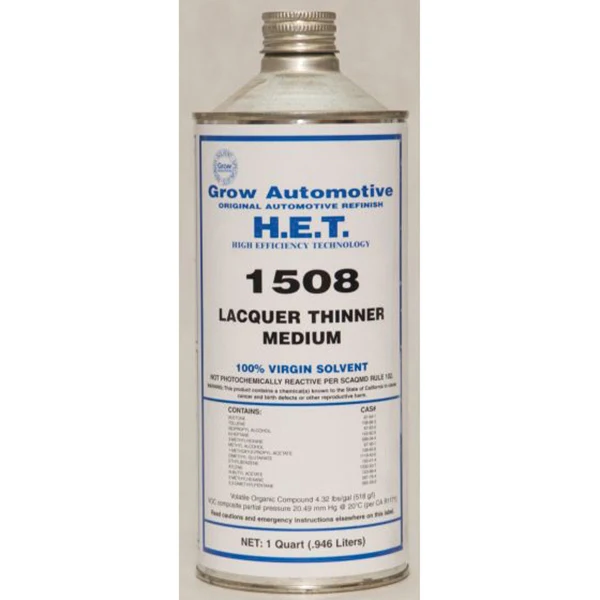 Grow Automotive Medium Lacquer Thinner 1508-4, 1 Quart