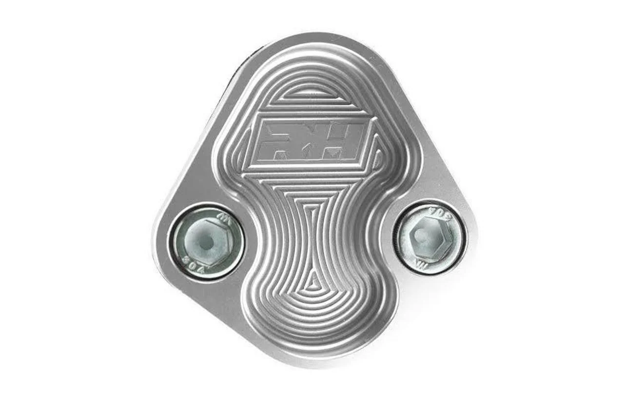 Redhorse Performance 4810-454-5 Aluminum Block-Off Plate for BBC ENGINE - Clear