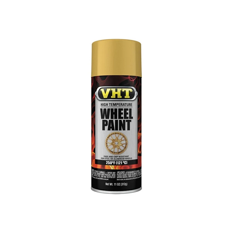 VHT SP183 11 oz Satin Black High Temperature Wheel Paint for Wheels