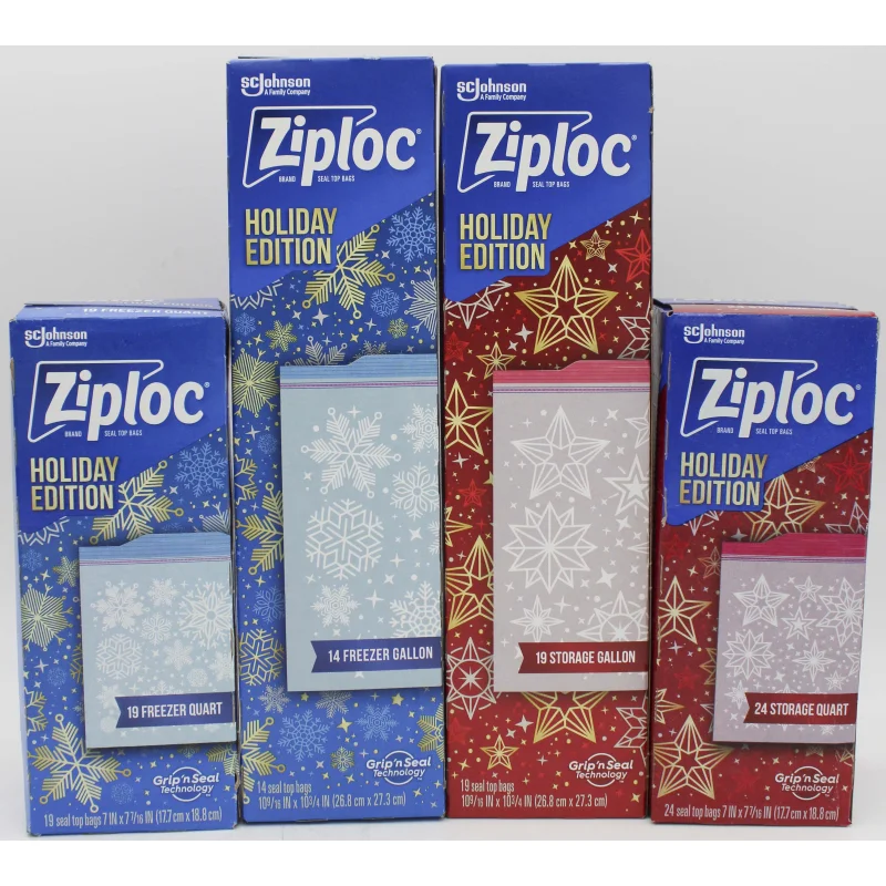 ZIPLOC HOLIDAY BAGS MIXED PPK US